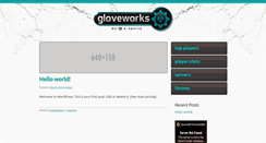 Desktop Screenshot of mygloveworks.com