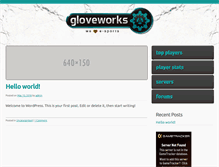 Tablet Screenshot of mygloveworks.com